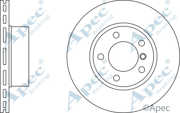 APEC BRAKING Тормозной диск DSK2459